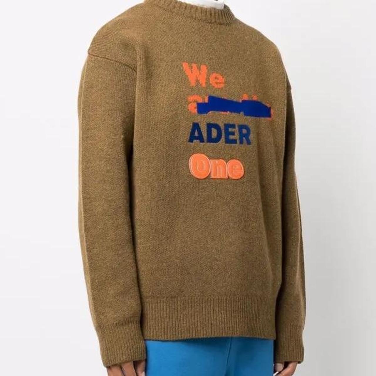 Ader Error Women's Sweater - Khaki/Green - M – Ad… - image 2