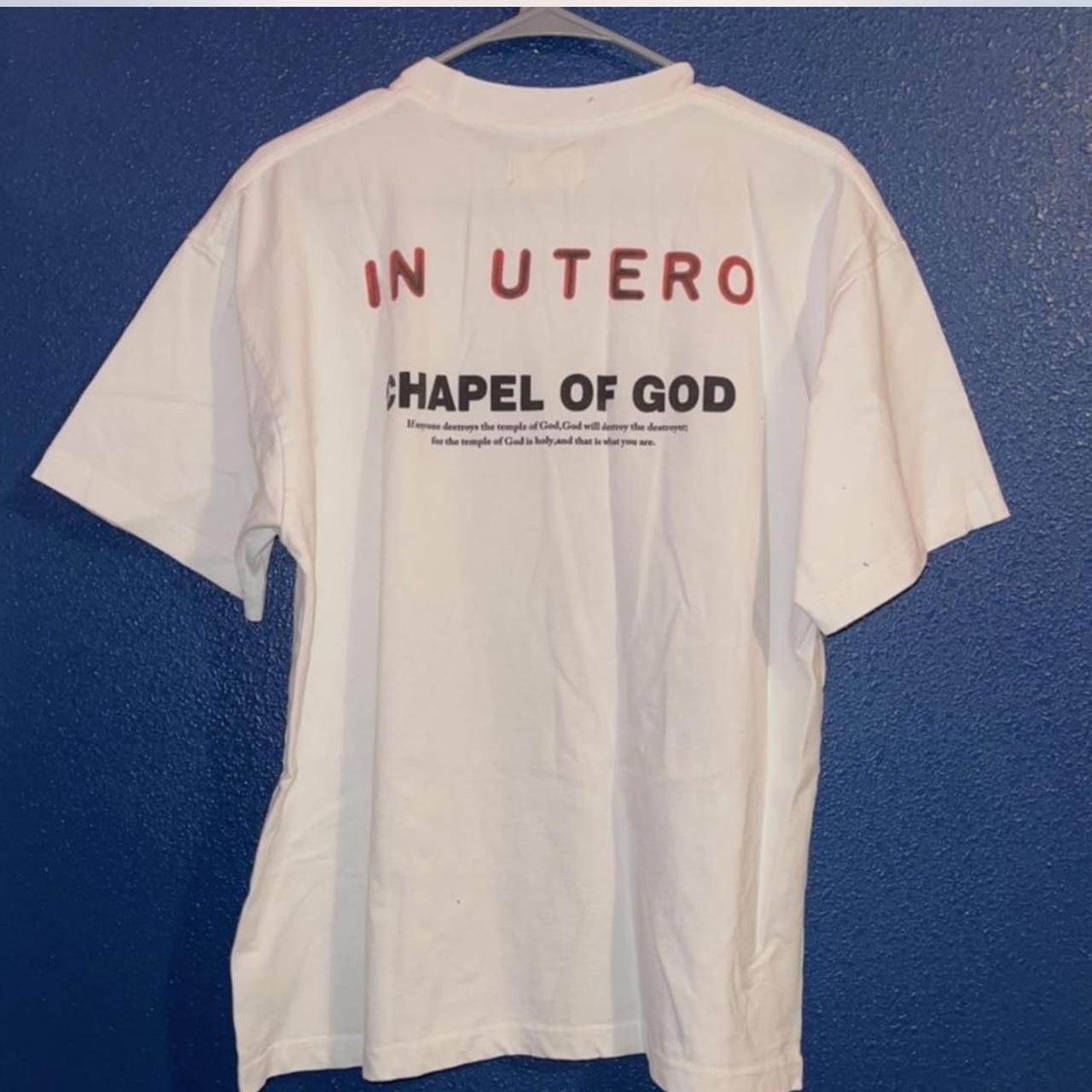 Rare Vintage Nirvana Fear Of God Chapel NYC Tee...