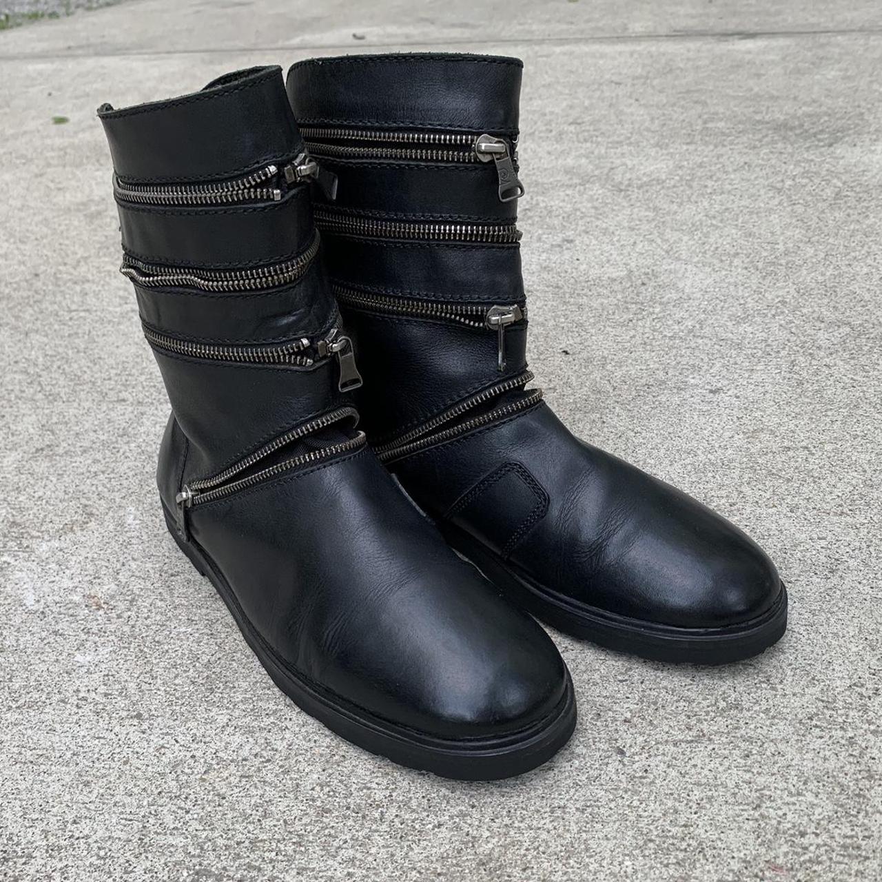 Raf simons sale accordion boots