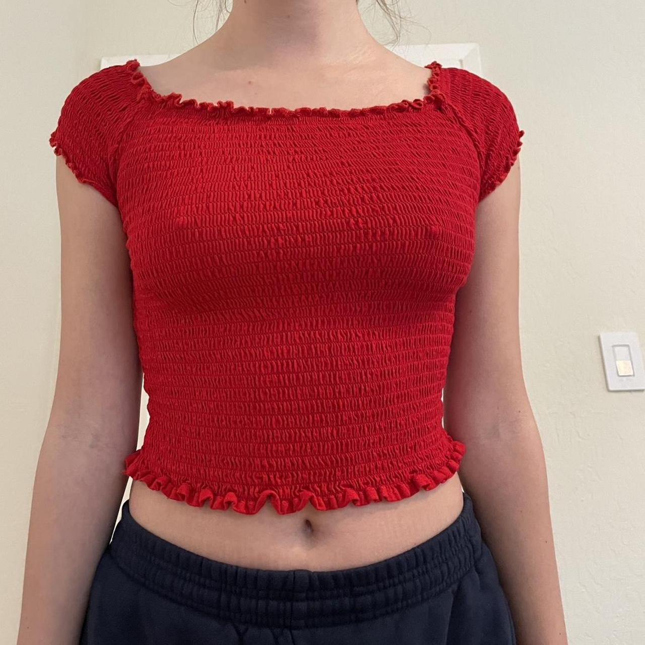 Brandy Melville, red top