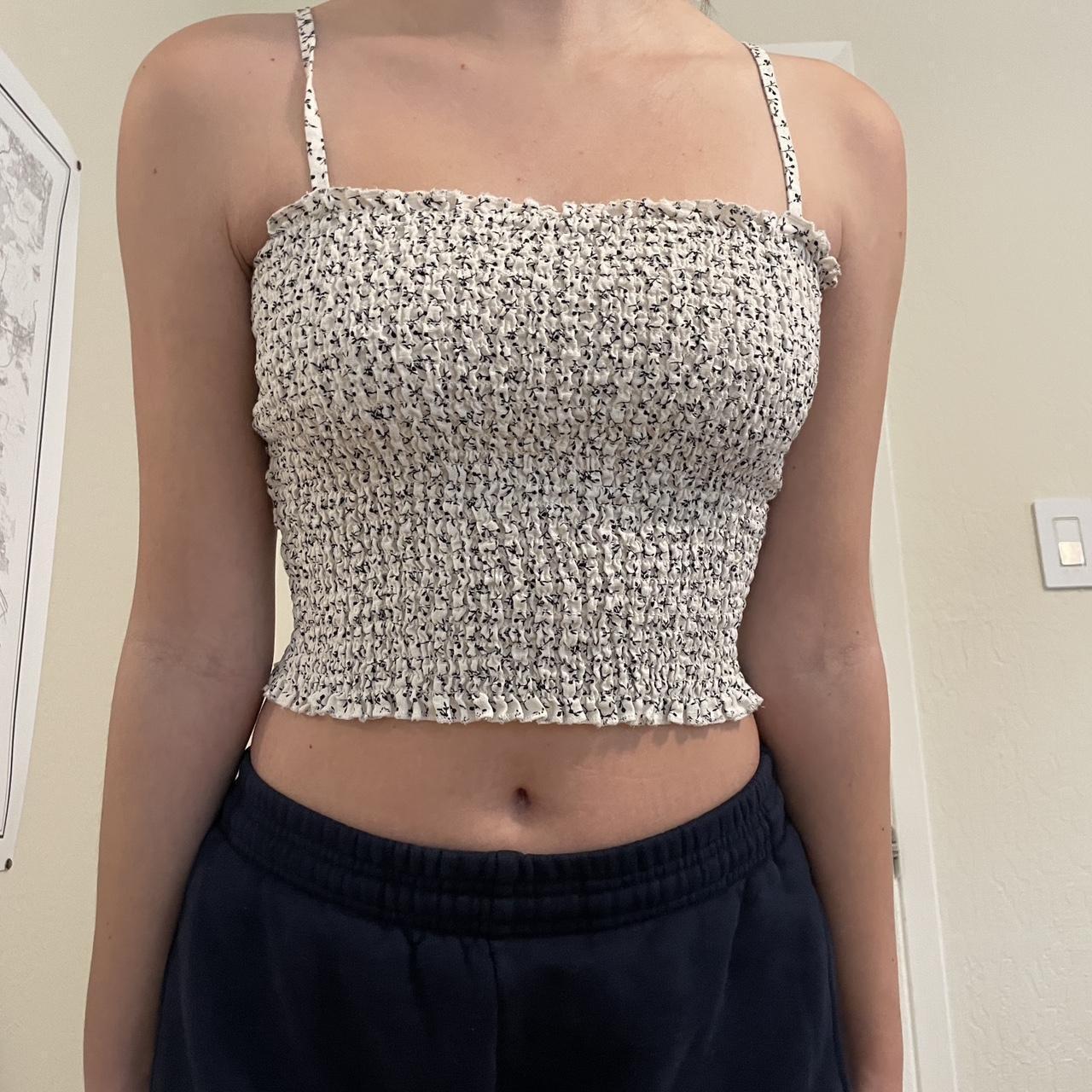 Brandy melville smocked top online