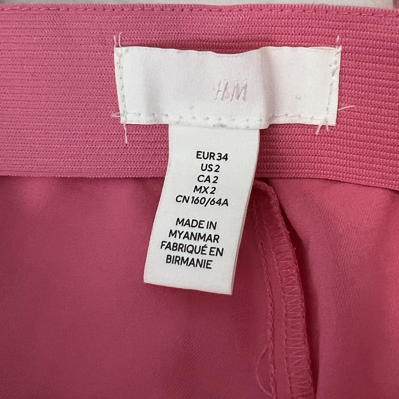 H&M pink slacks 🩷 Flattering fit Tight at the... - Depop