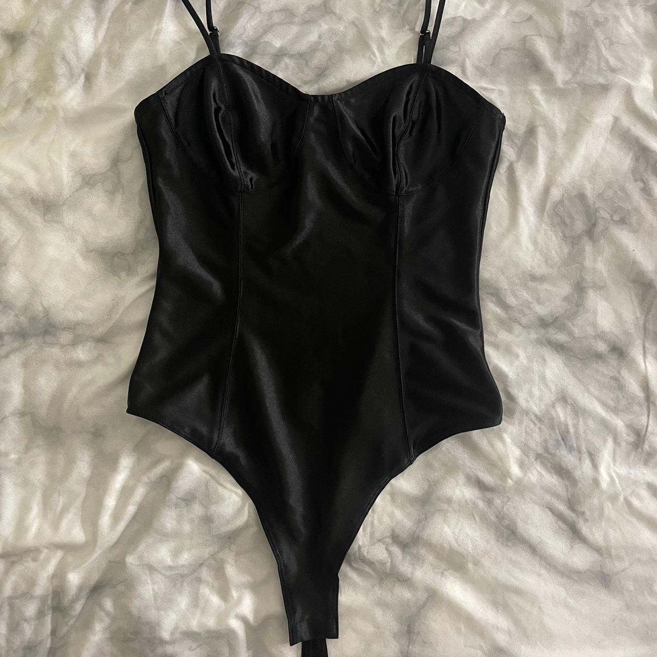 H&M Women's Black Bodysuit | Depop