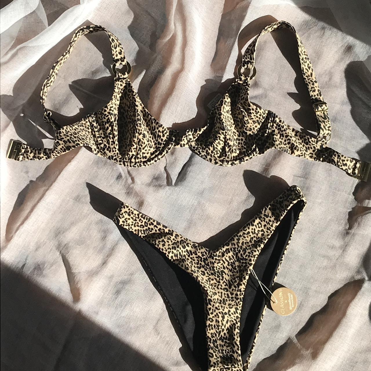 NEW Limited Edition Glassons Leopard Print Bikini Depop