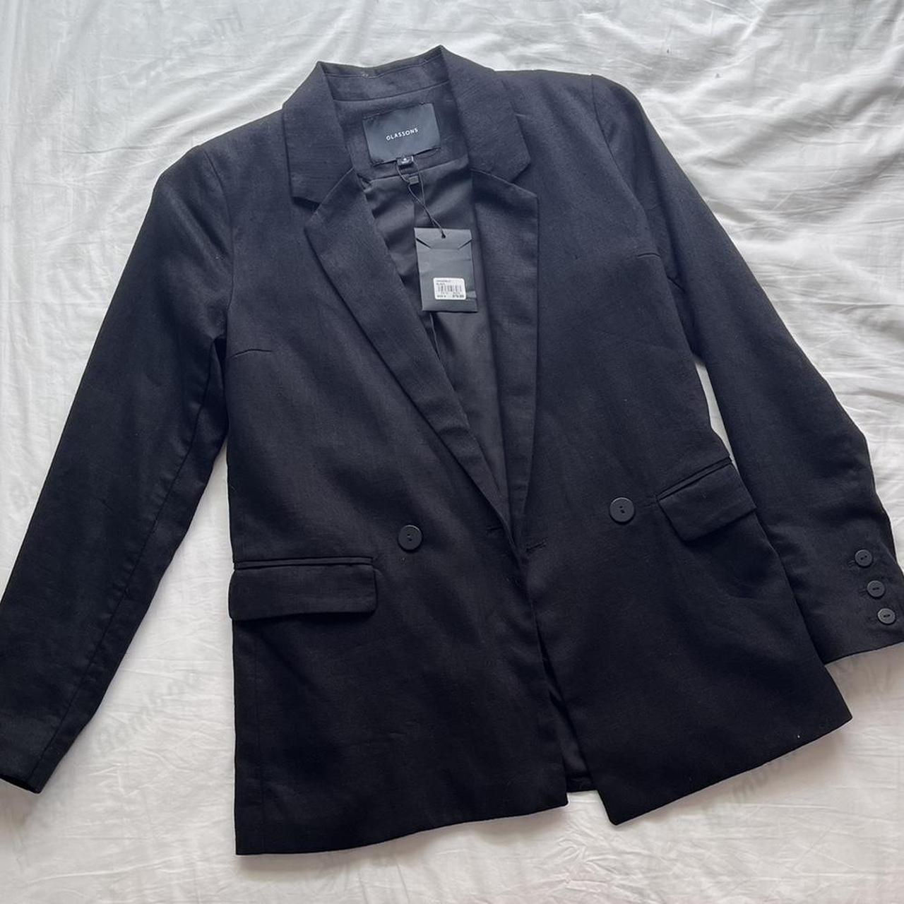 NEW Glassons linen black blazer, size 6 🤎 Original... Depop