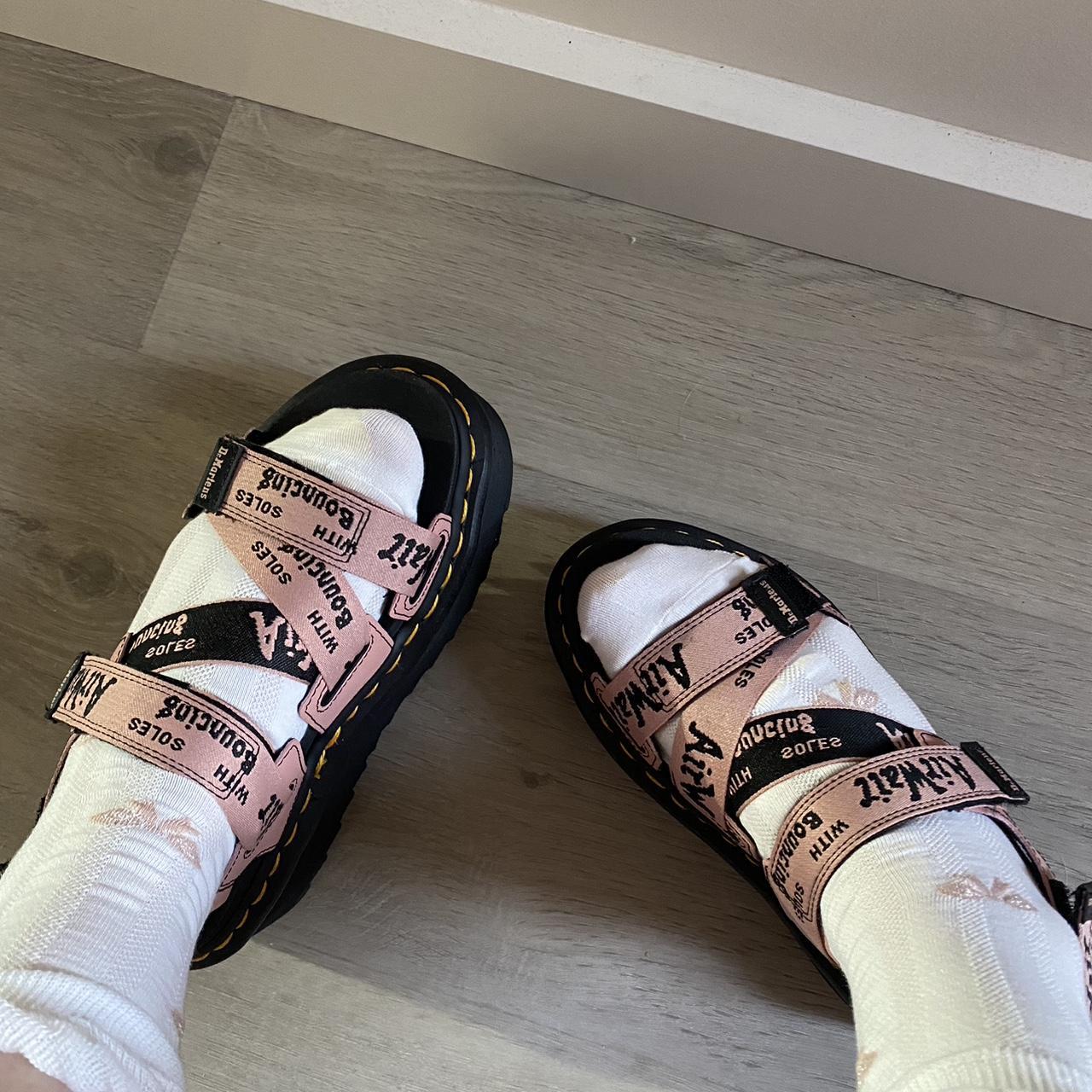 dr martens kimber sandal in peach 🎀 women's UK4, | Depop