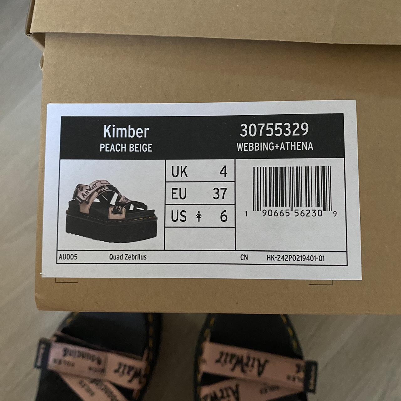 靴 Dr.Martens kimber PEACH BEIGE UK4 23cm Dr. Martens Women's Kimber Sandal in Peach Beige Dr. Martens