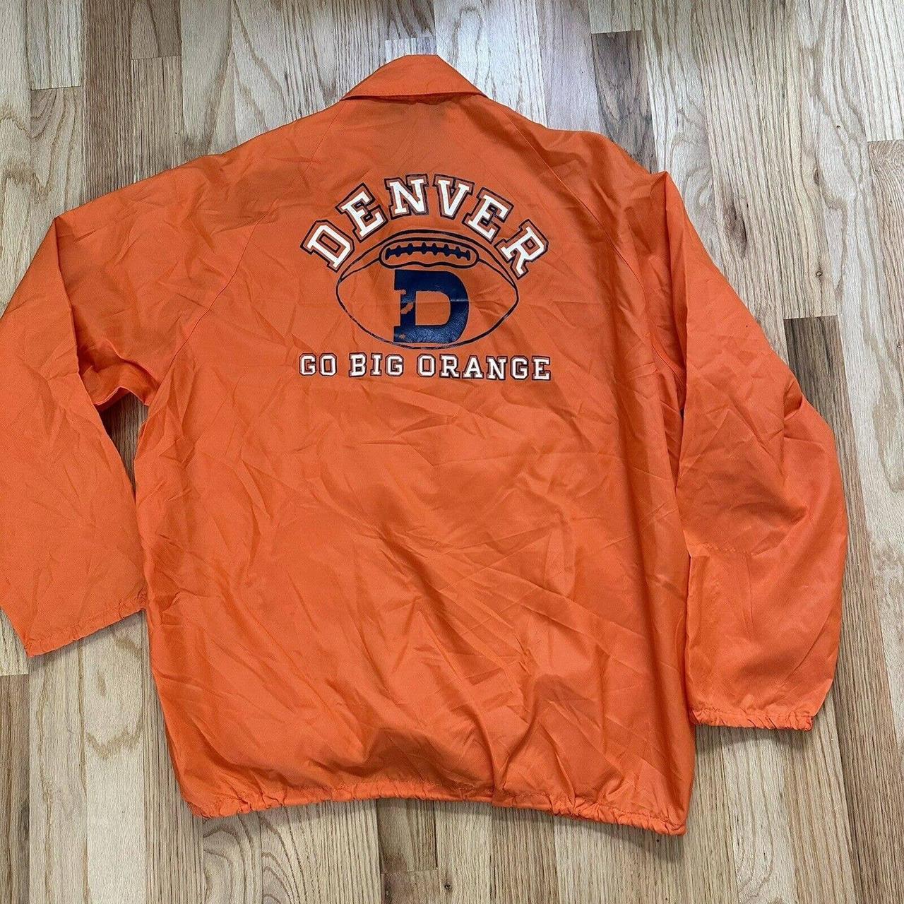 1980s Denver Broncos T-Shirt Sick Orange Old School - Depop