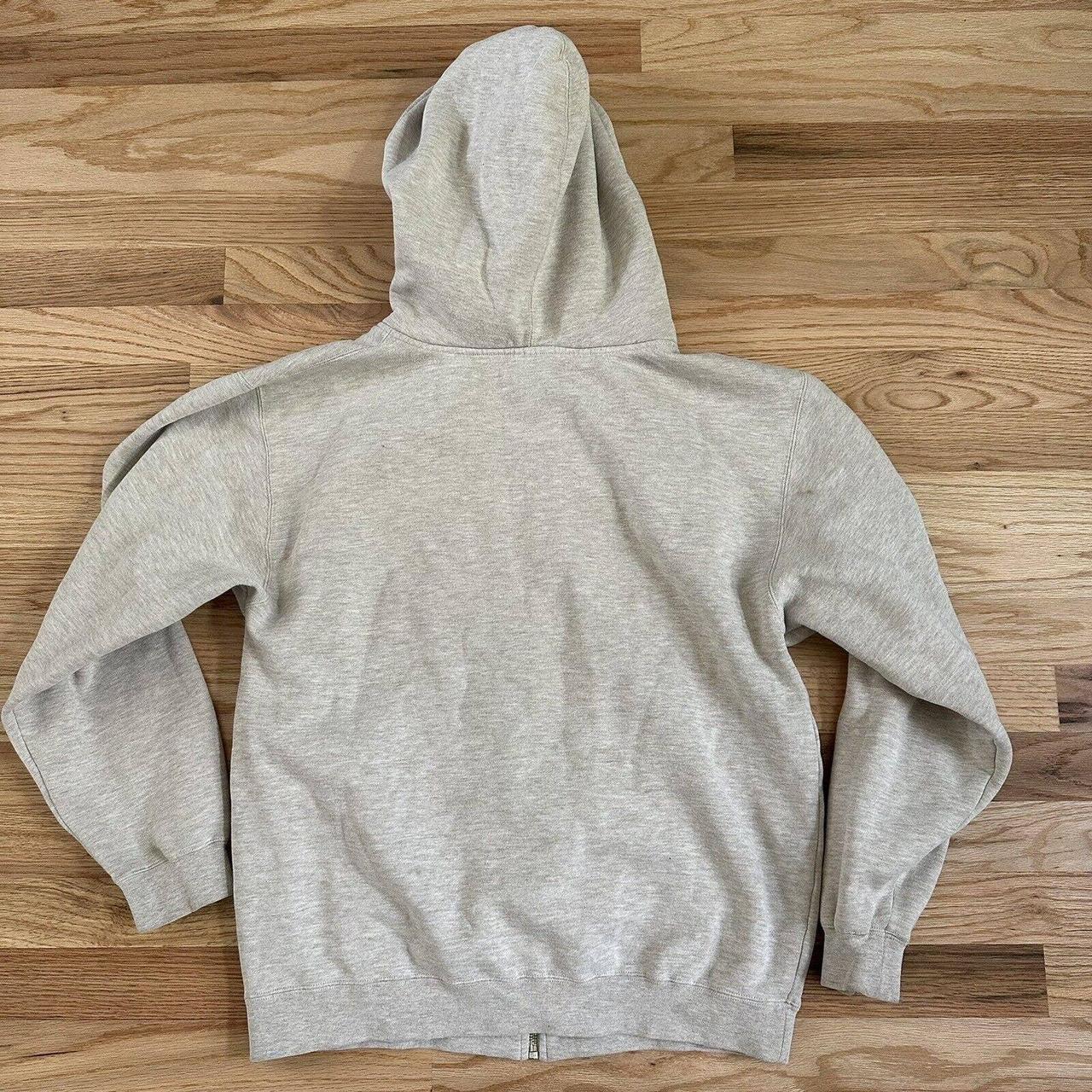 Men's Vintage Y2K Stussy USA Heather Gray Red Full... - Depop