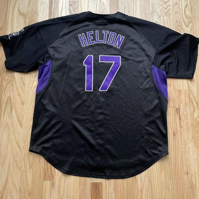 vintage 90s todd helton colorado rockies t - Depop