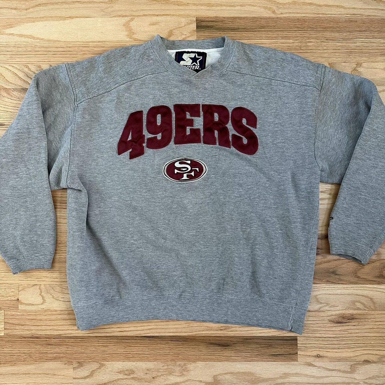 Vintage Starter Pro Line SF 49ers Sweatshirt Size - Depop