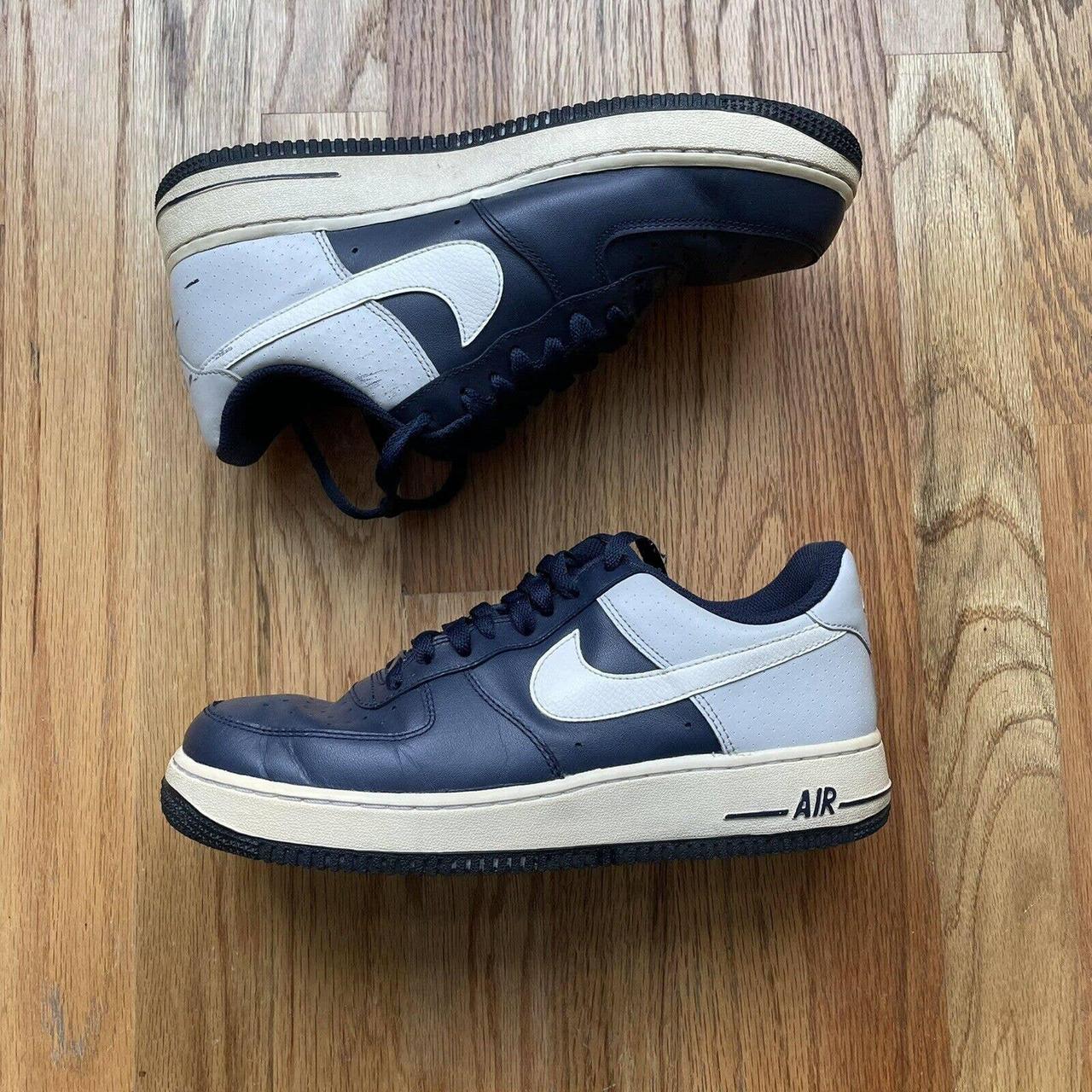 Men s 2011 Nike Air Force AF1 07 Obsidian New York. Depop