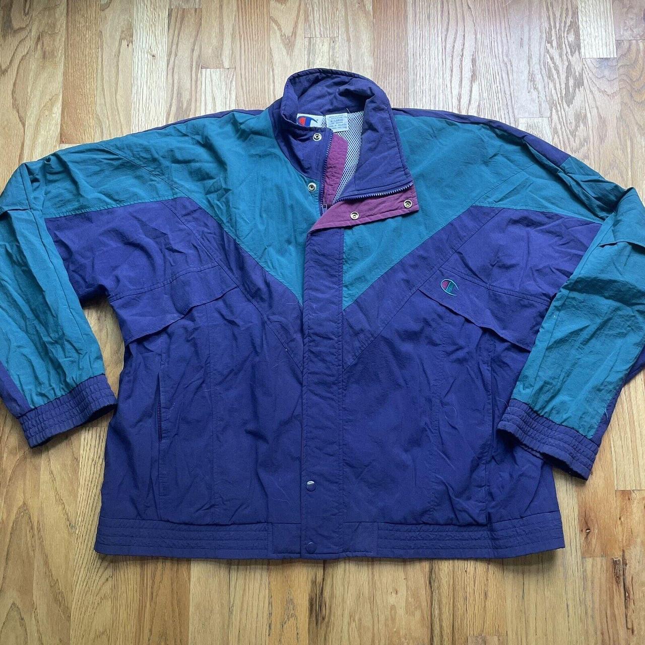 Teal on sale champion windbreaker