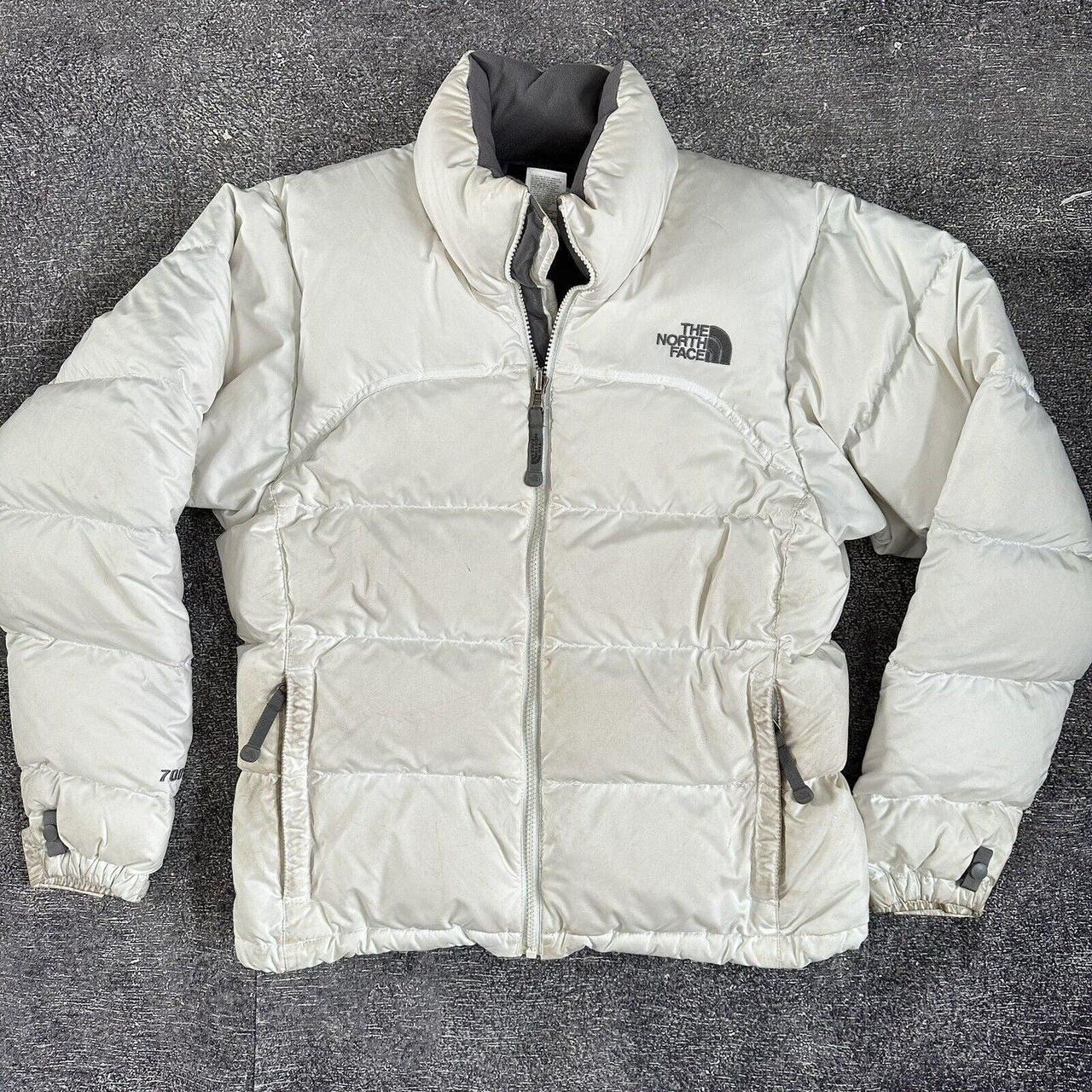 Women's Vintage Y2K The North Face 700 Down White... - Depop