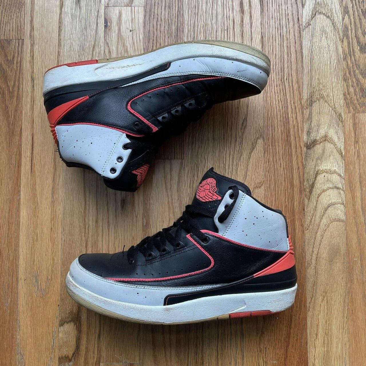 Men s 2014 Nike Air Jordan 2 Retro Infrared 23 Black. Depop