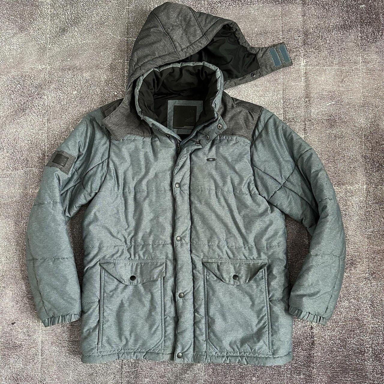 Oakley Men's Jacket - Blue - XL – Men's Oakley Mosby Heather Blue Gray Insulated …