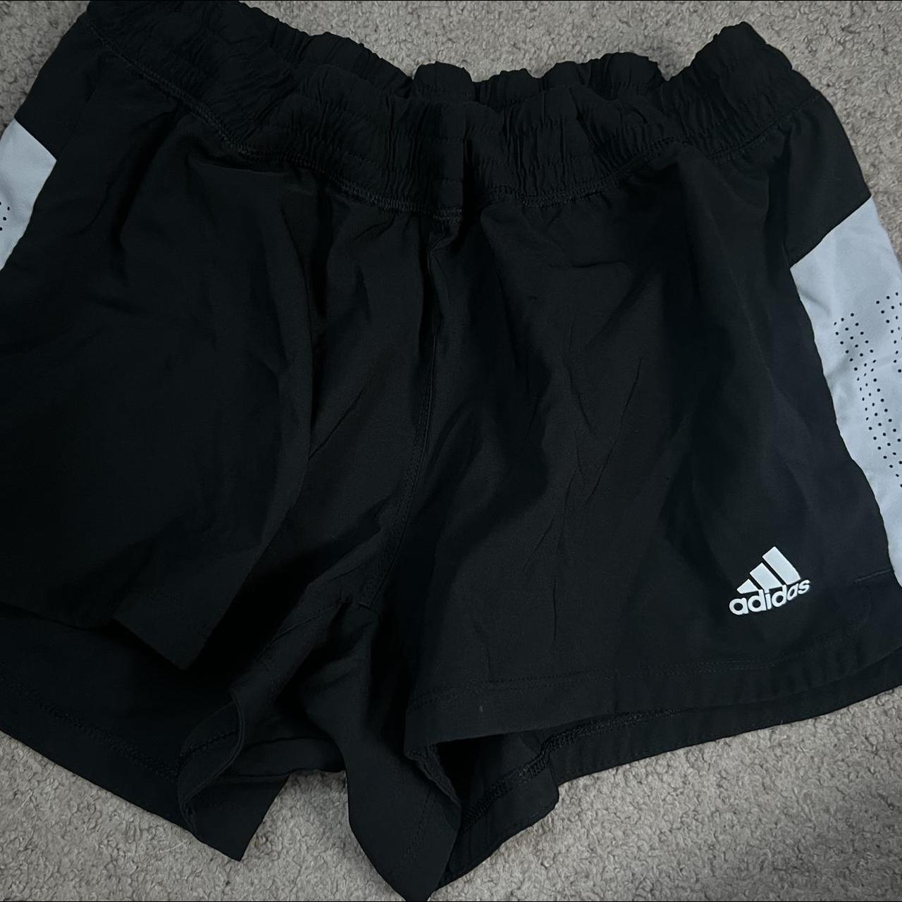 Black and White Custom LV Shorts (SIZE MEDIUM IS - Depop
