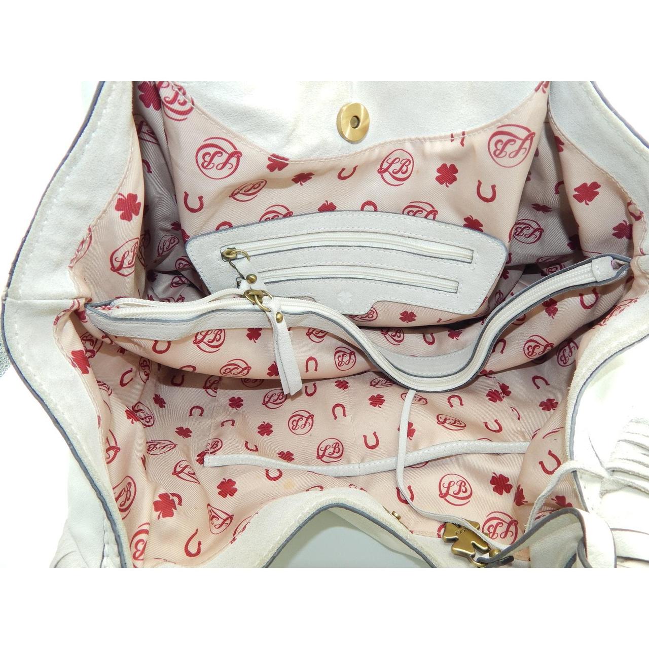 Lucky Brand White Fridge Leather Hobo Western Indian | Depop