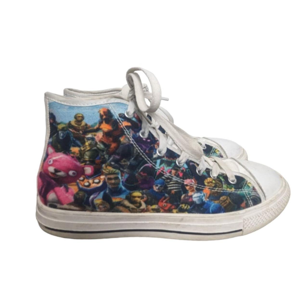 Fortnite shoes Sneakers White Multicolor Graphic