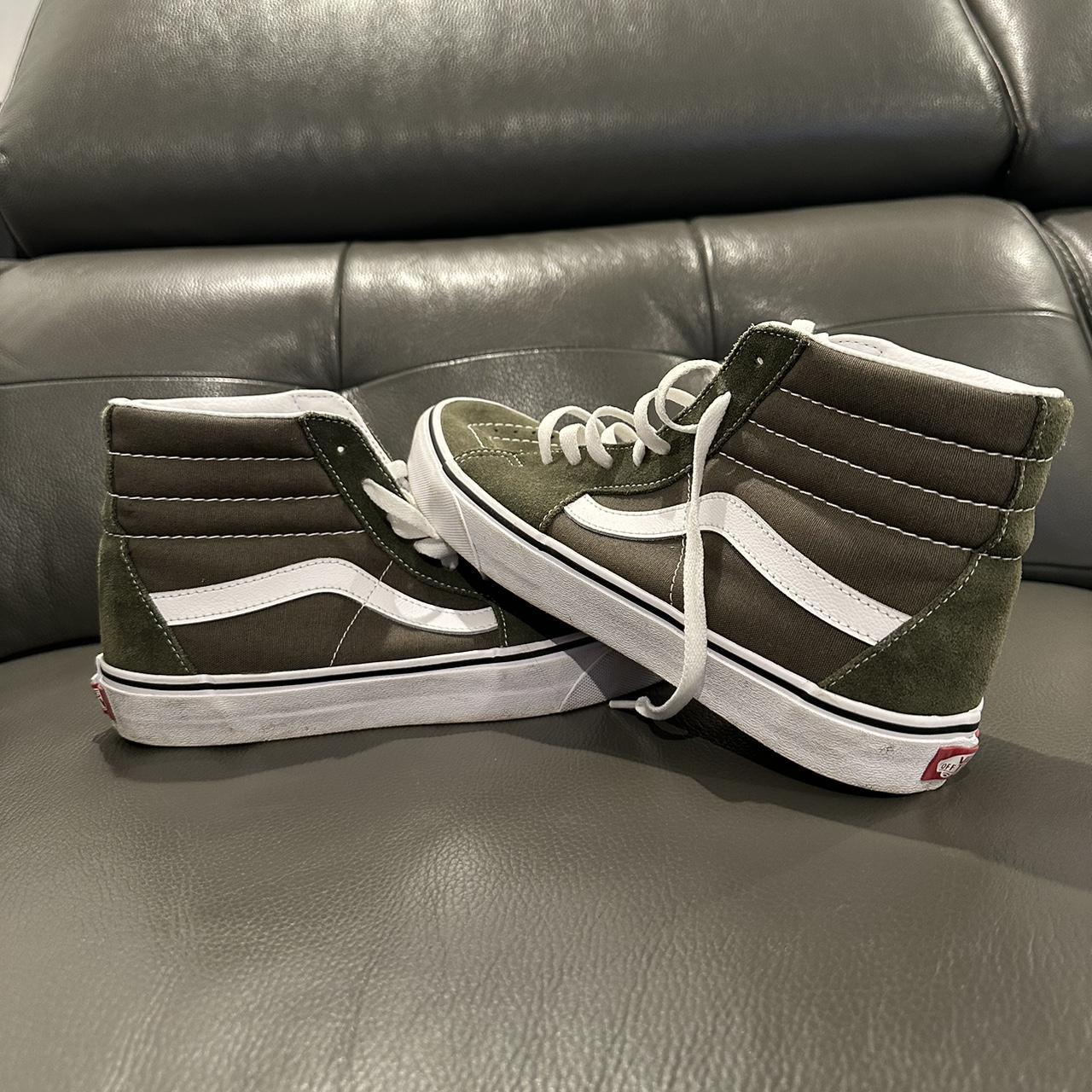 Mens green vans outlet shoes