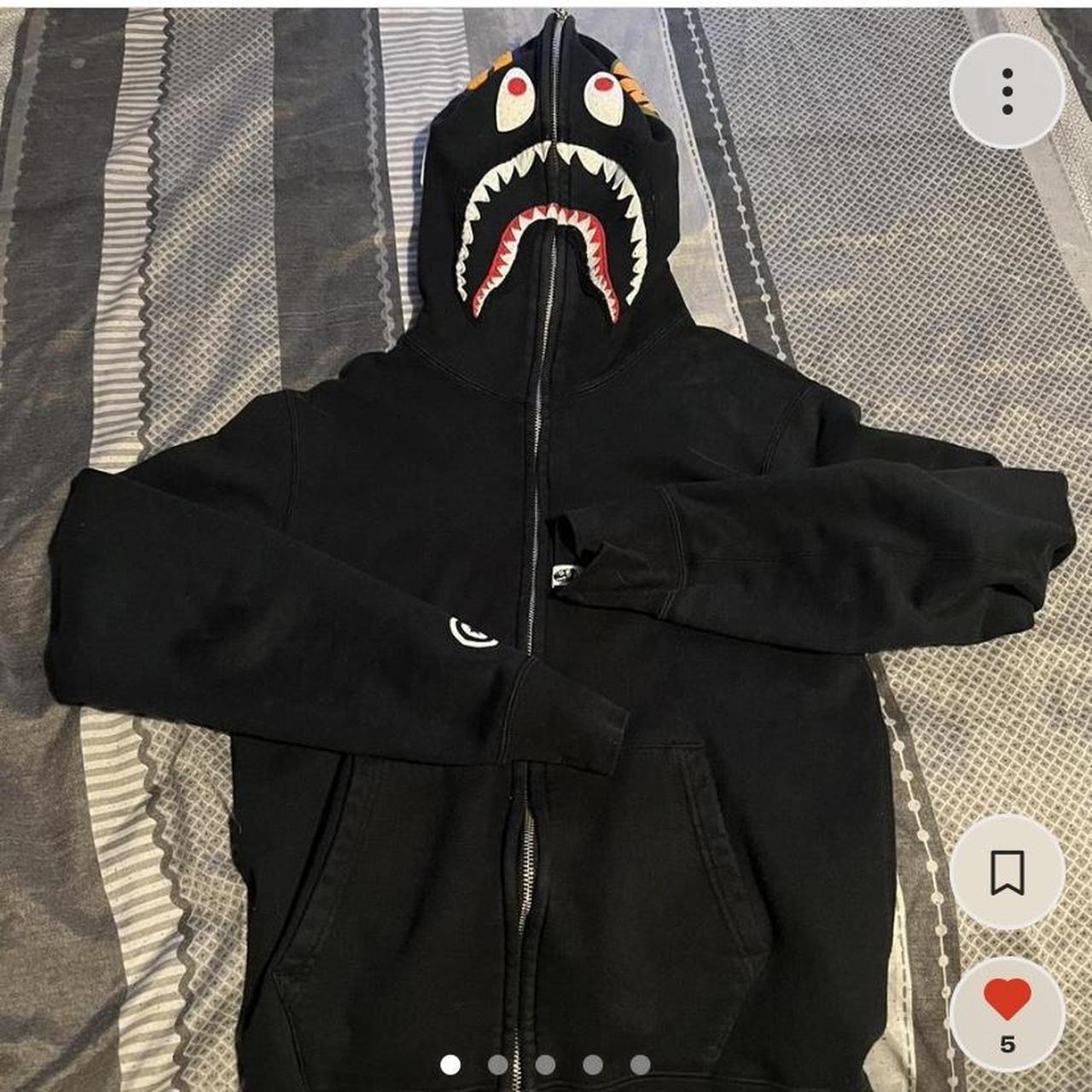 Bape shark hot sale hoodie ponr