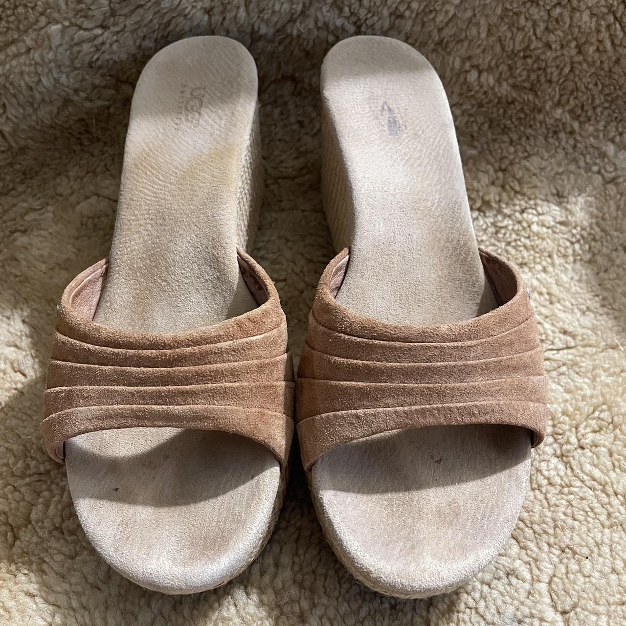 Ugg basket weave wedges size 8.5. Excellent... - Depop