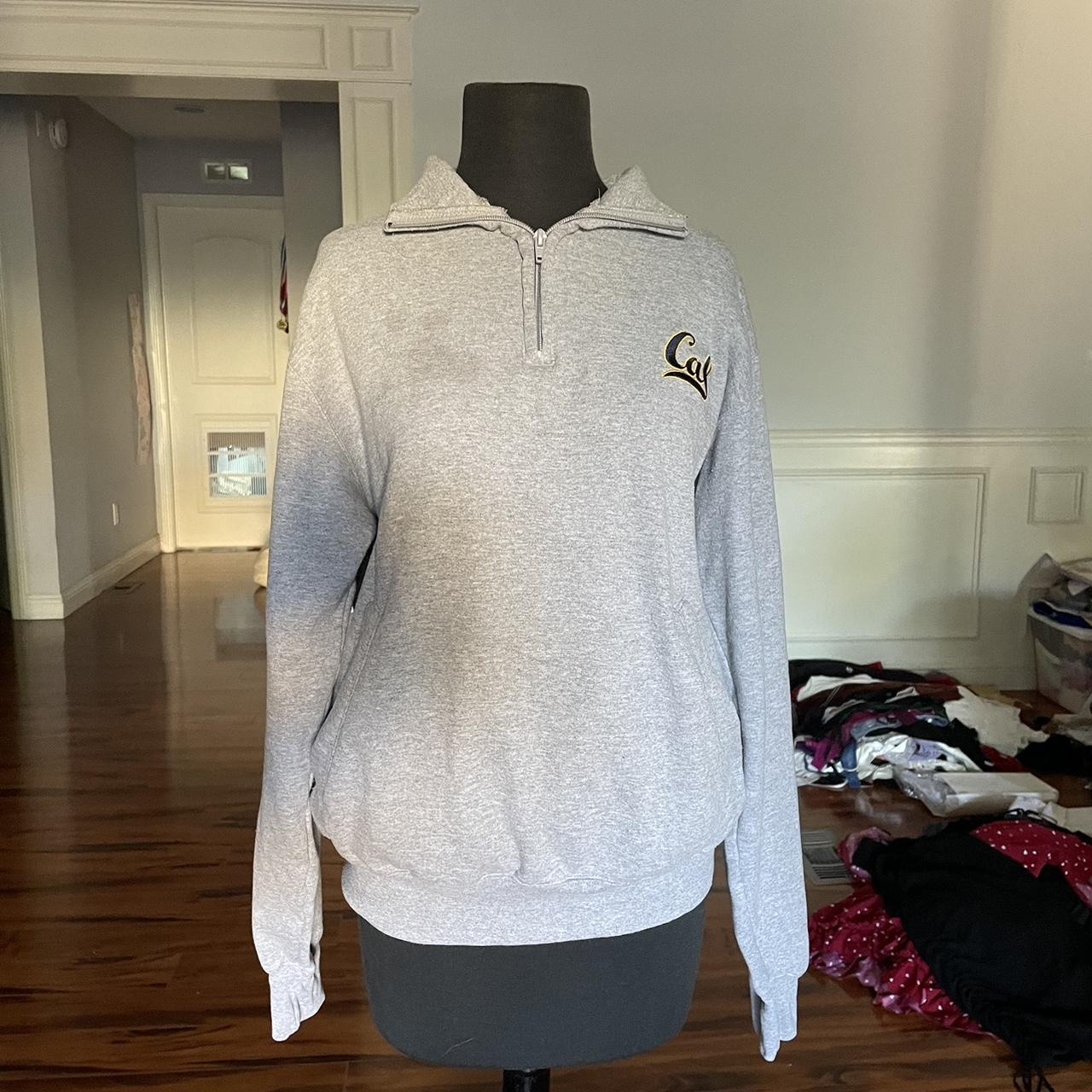 champion cal berkeley quarter zip has slight Depop