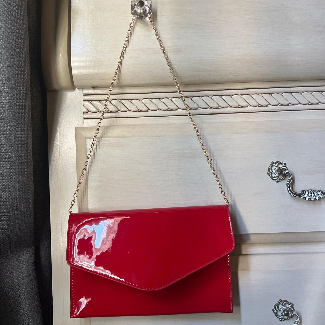 Steve madden red clutch online