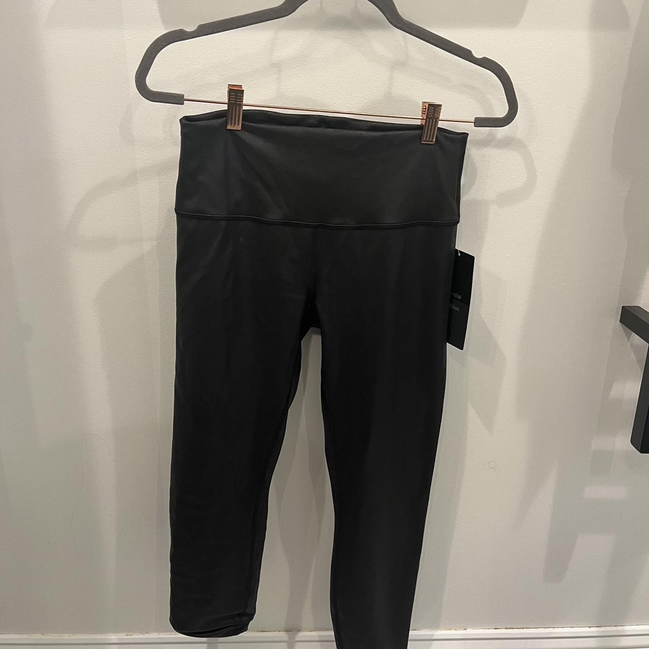 Black lululemon-leggings-size-10 - Depop