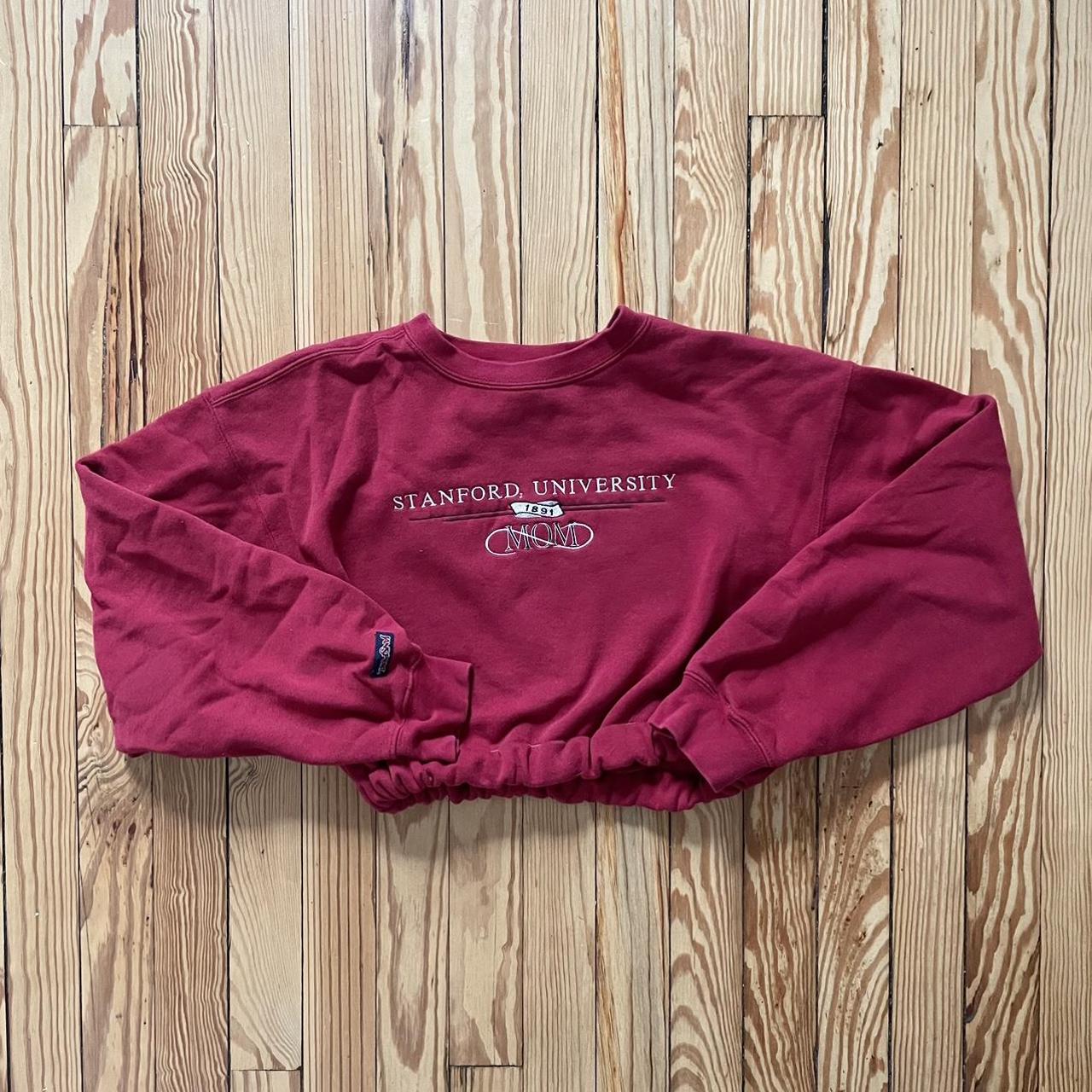 Jansport, Shirts, Jansport Red Stanford Hoodie