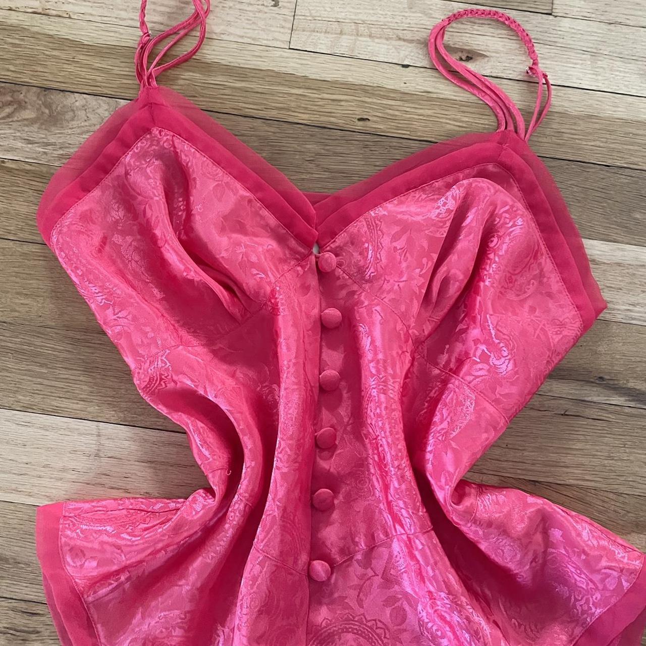 Victoria's Secret Women's Red Bodysuit Depop