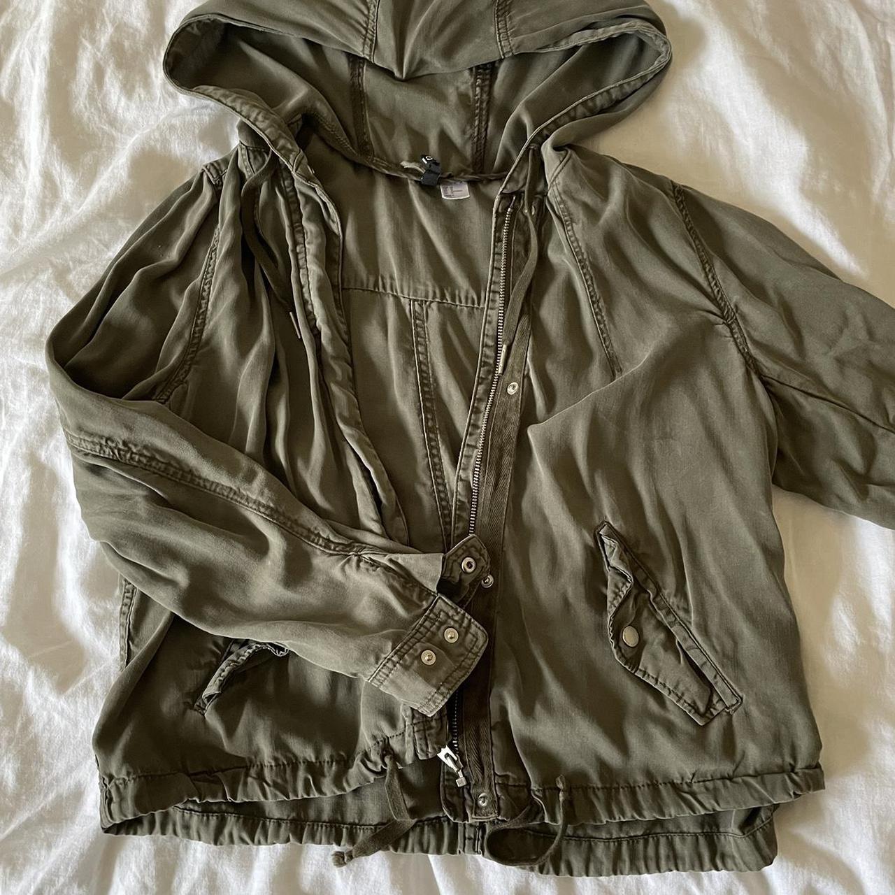 Women's Khaki Jacket Depop