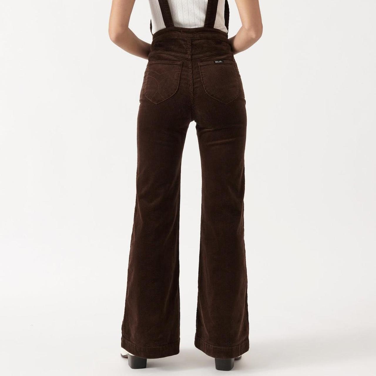 Eastcoast Flare Overall - Brown Cord