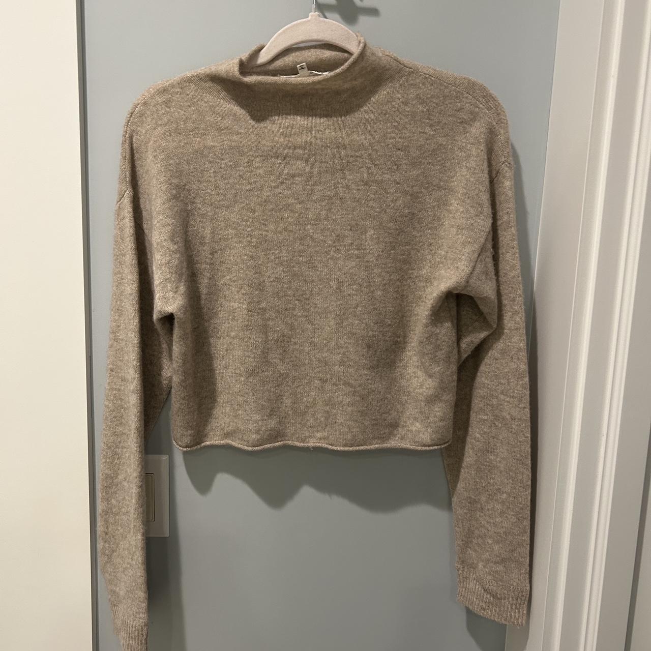 Beige Reformation sweater. Recycled blend cashmere.... - Depop