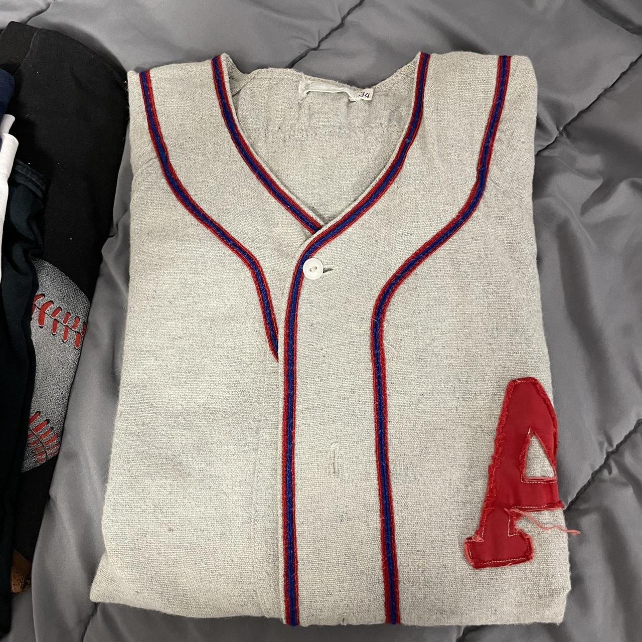 80s Bro Lin Bike baseball jersey 1980s vintage red - Depop