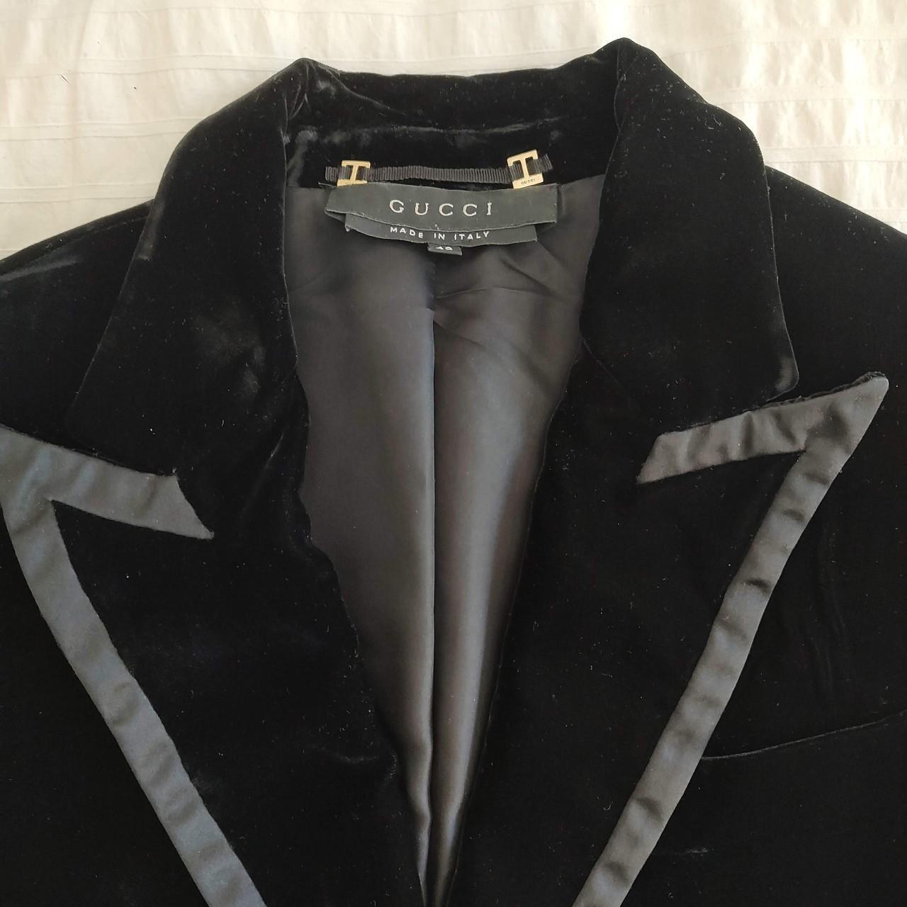 Gucci on sale velvet blazer