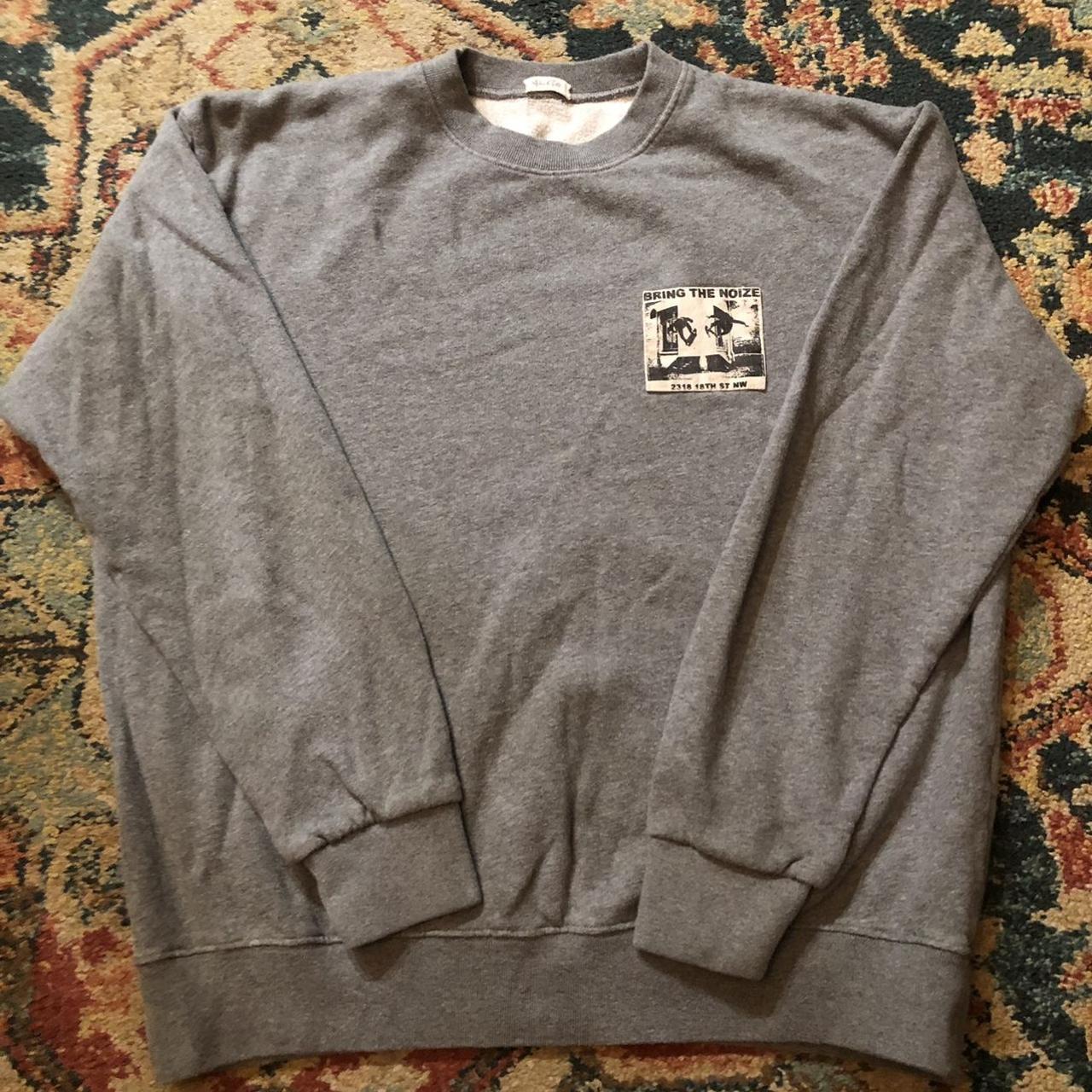 Brandy Melville Women's Grey Sweatshirt Depop