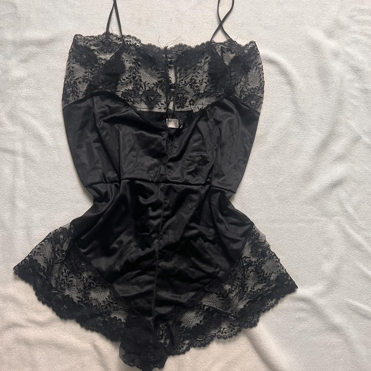 BLACK TEDDY Gorgeous black lace teddy. #Lingerie... - Depop