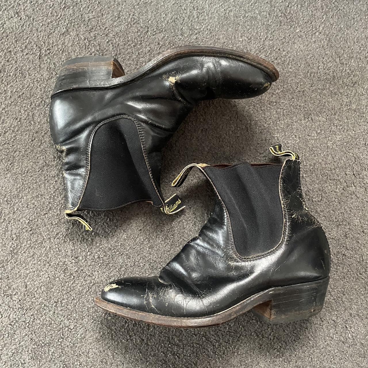 RM WILLIAMS WOMENS LEATHER CHELSEA BOOTS WITH HEEL... Depop