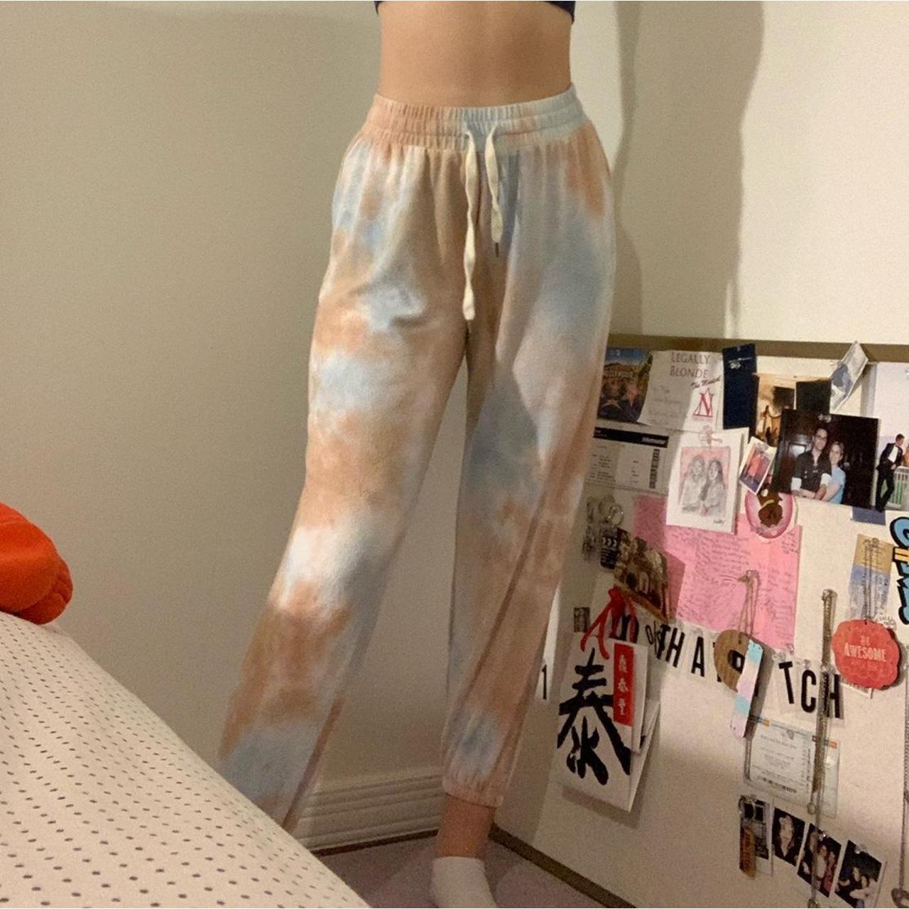 Joggers Tan Tie Dye Sweatsuit Graphic Sweatpants Old Navy Tie Dye