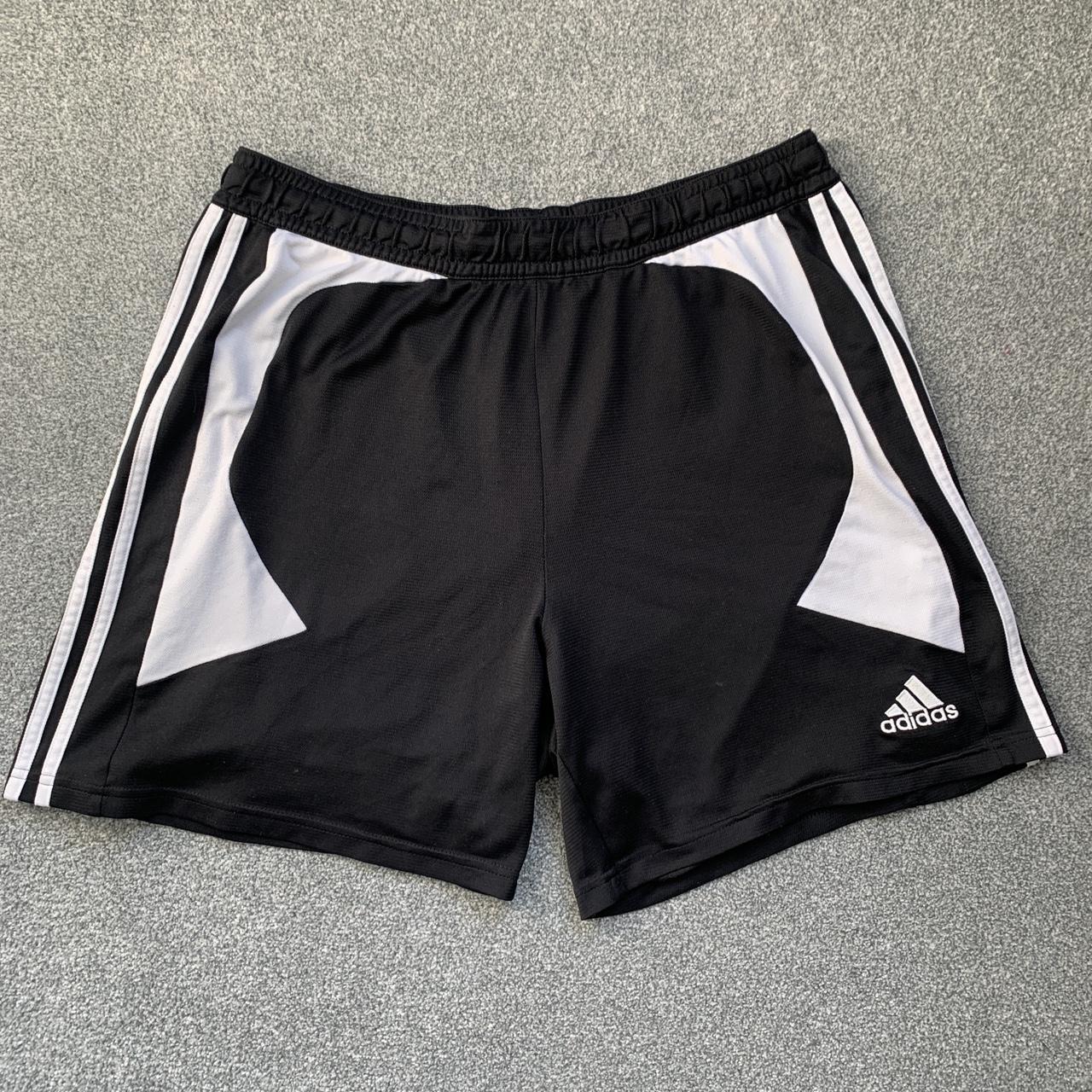 Adidas Men's Black and White Shorts | Depop