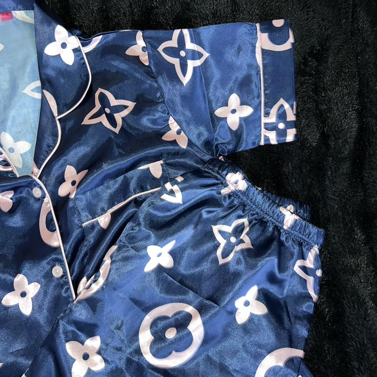 - brand new satin lv pjs - size small - never been... - Depop