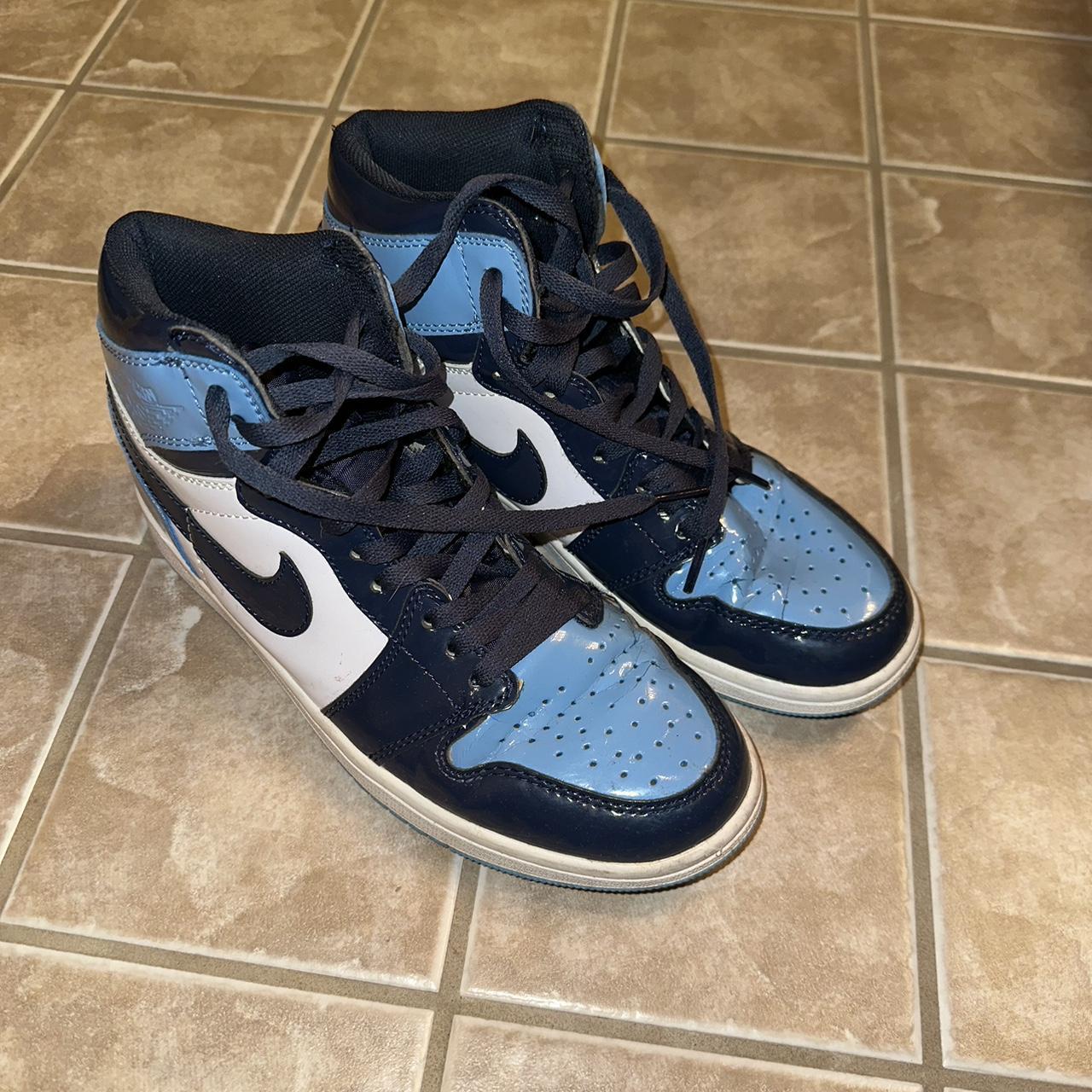 Nike Air Jordan 1 Retro High OG 'Blue Chill’ Size... - Depop