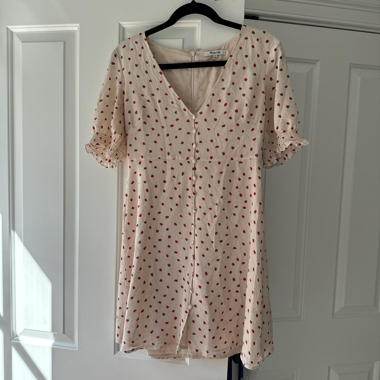 Madewell strawberry dress hotsell