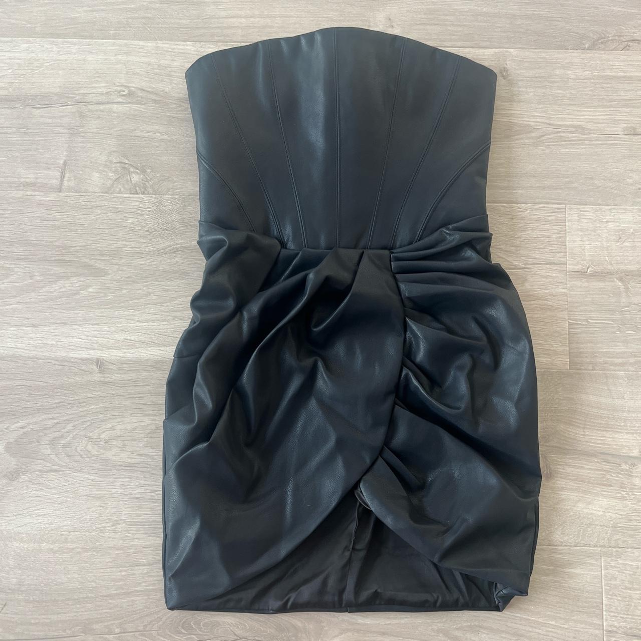 OH POLLY LEATHER DRESS BRAND NEW NO LABEL BUT NEVER... - Depop