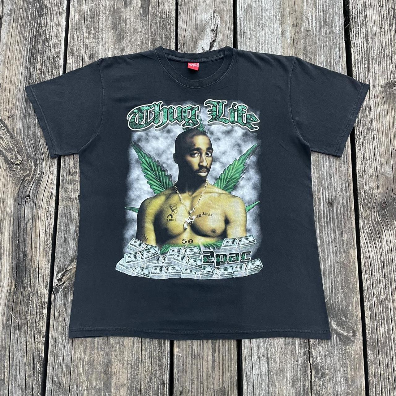 Vintage 90s cheapest Y2K 2Pac Tupac Shakur Rap Tshirt