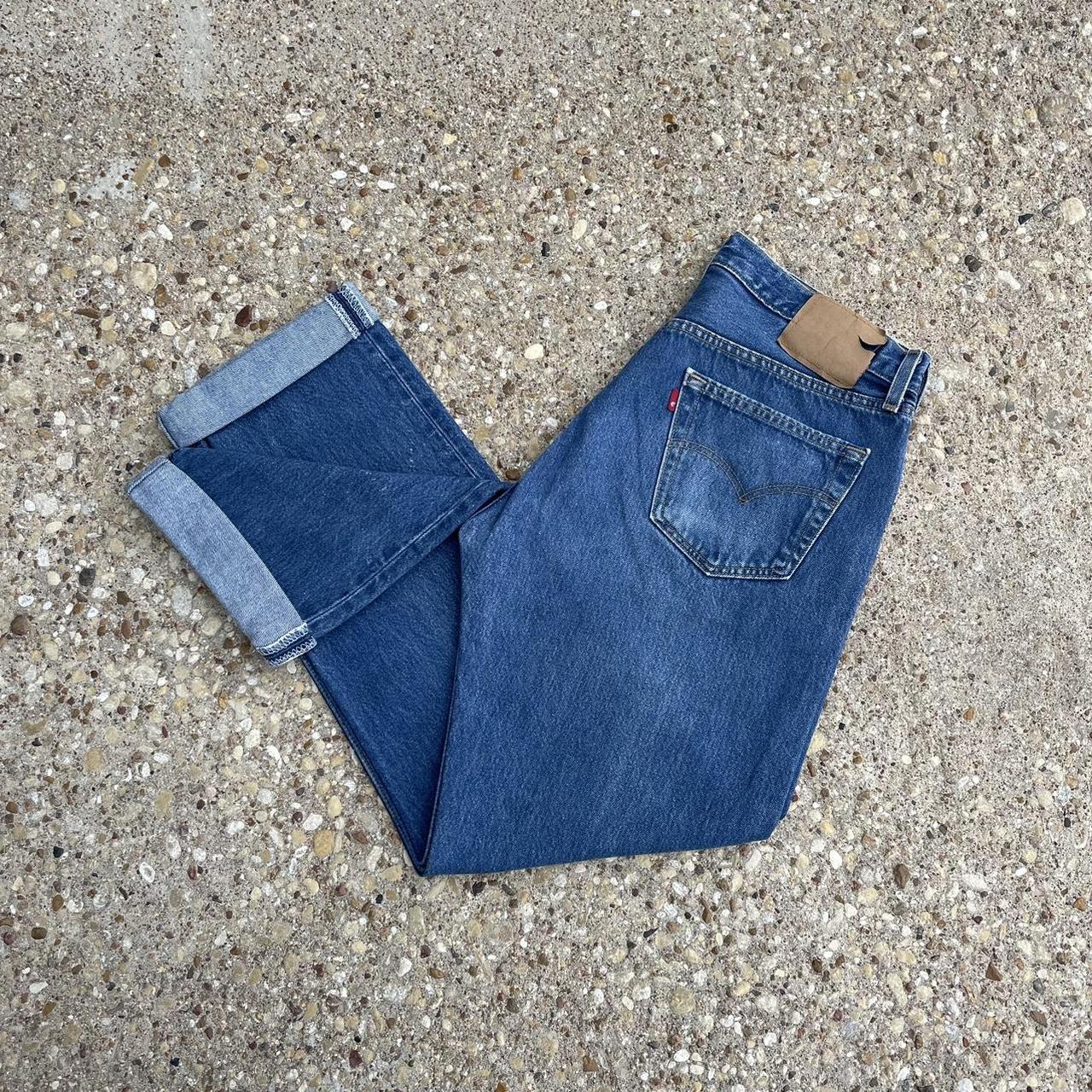 Vintage 90s Y2K made in USA Levi's 501 red tab Levi... - Depop