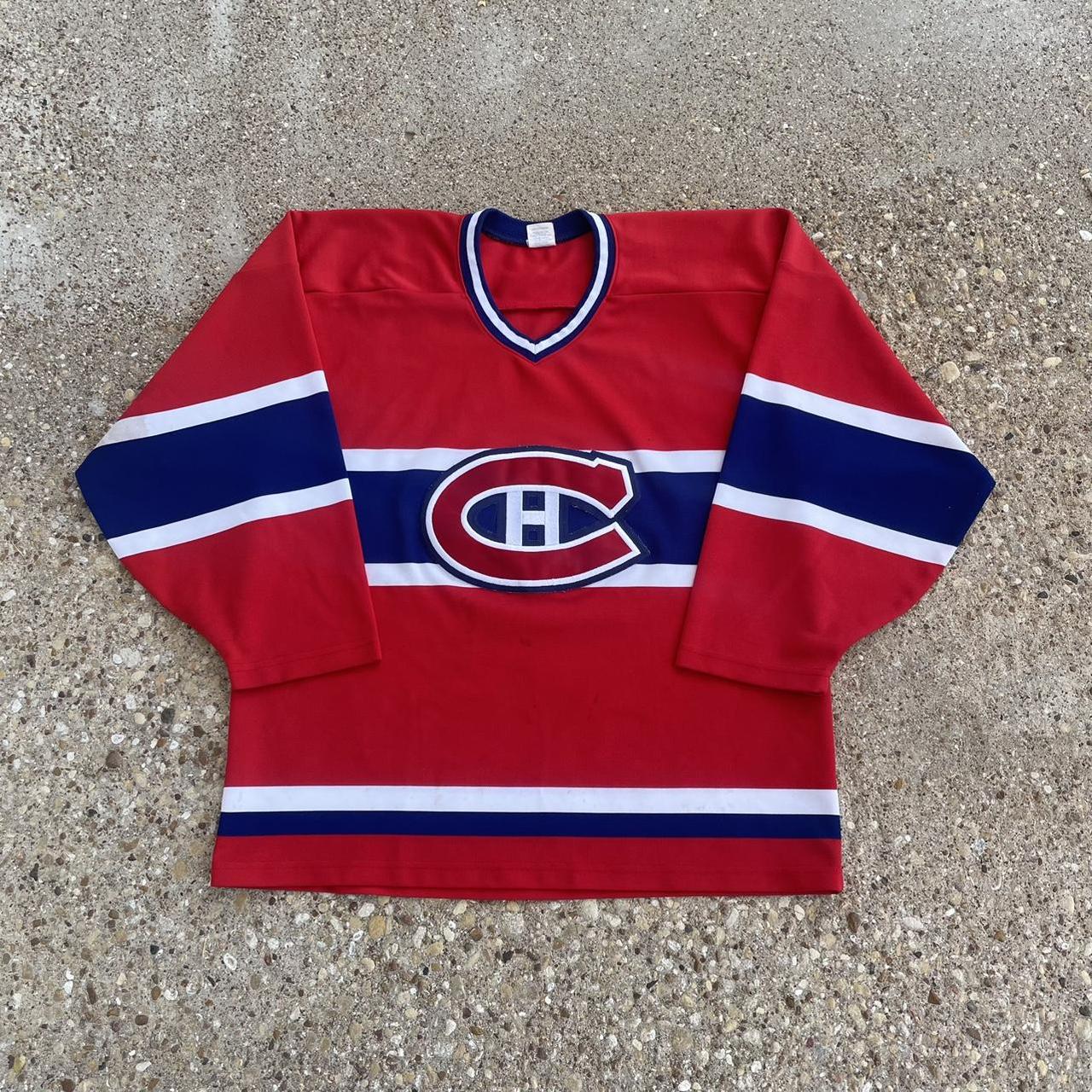 90s Montreal Canadiens Jersey Vintage Hockey NHL Canada Long 