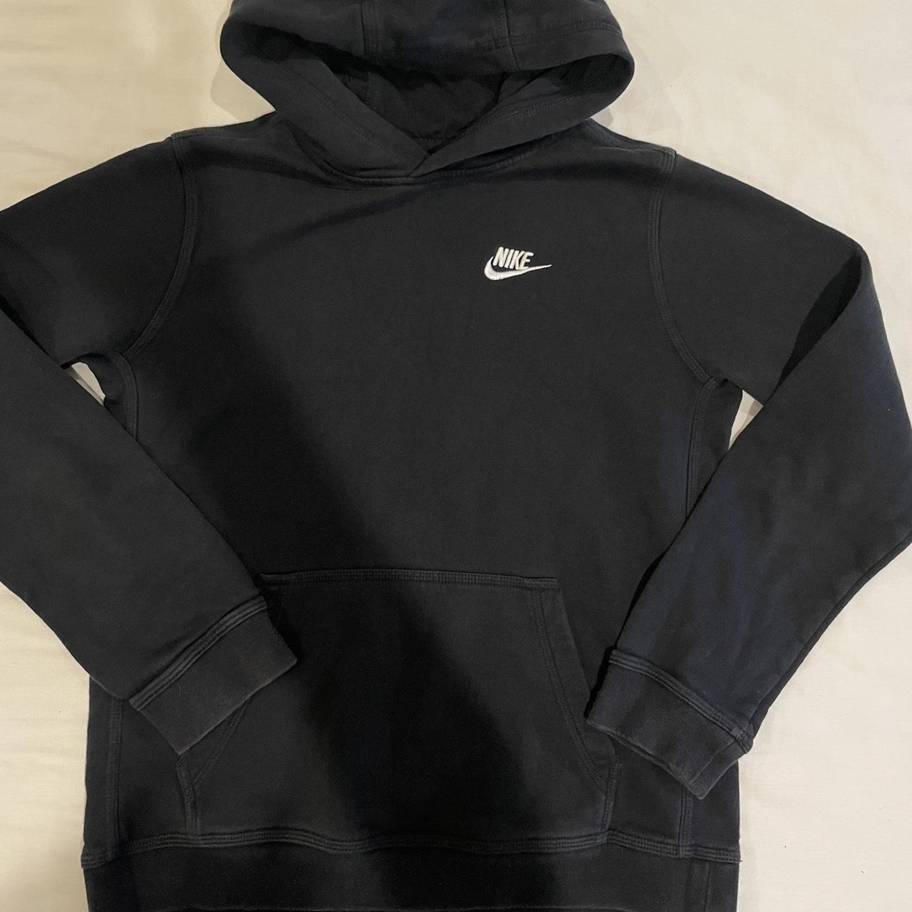 Black nike hoodie Vintage nike hoodie Good condition... - Depop