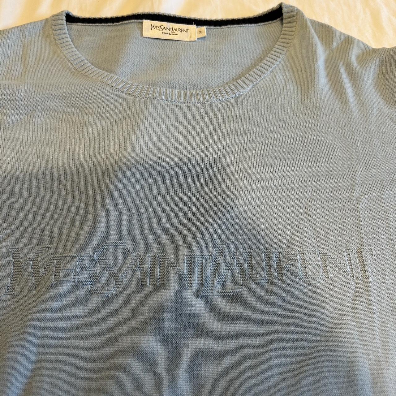 YSL jumper Good condition Size XL Knit jumper... Depop